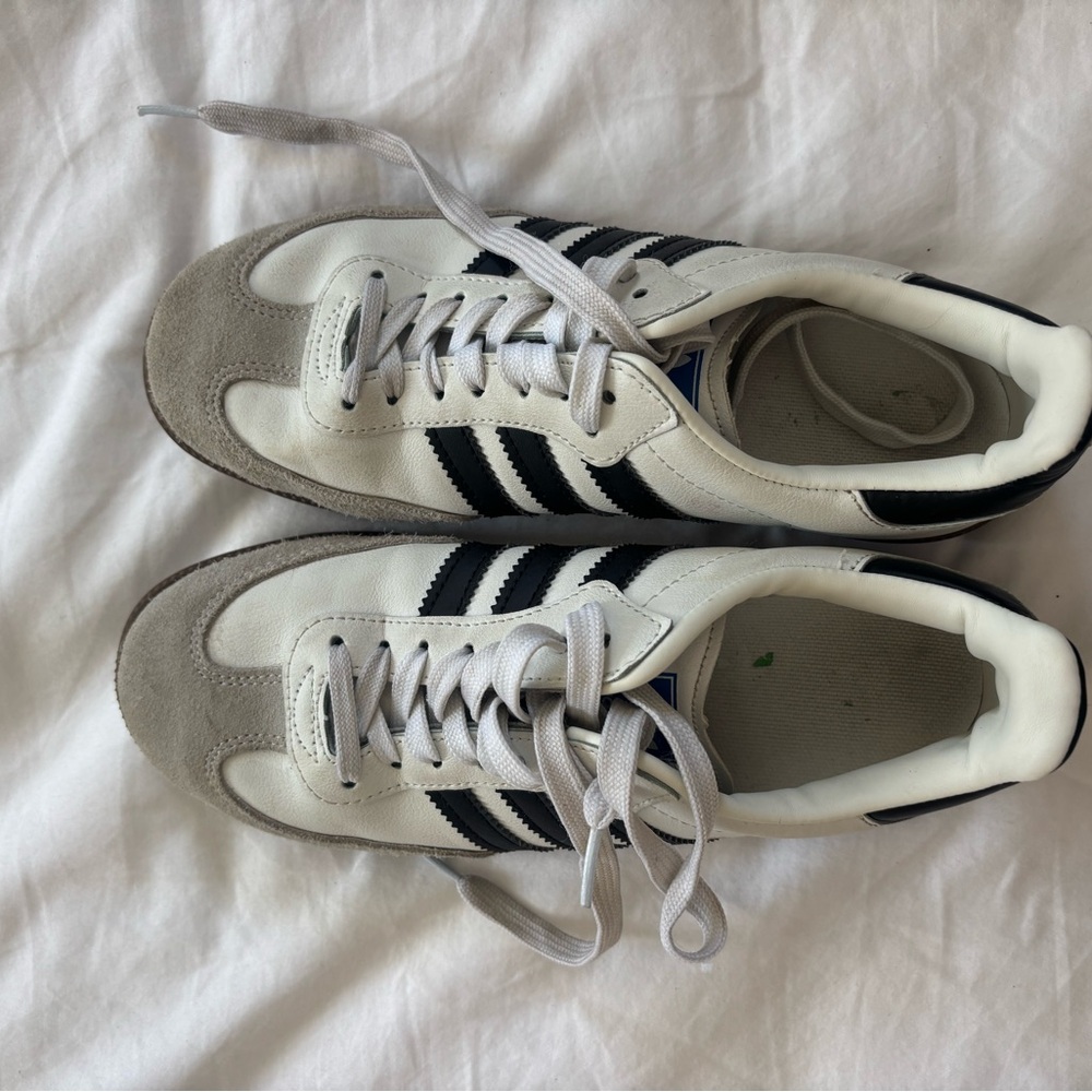 Adidas White and Black Sneakers